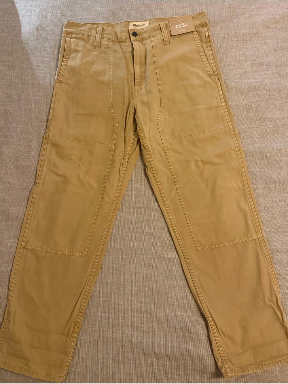 Madewell Men's Relaxed Straight Lightweight Workwear Pants NWT 34W x 30L